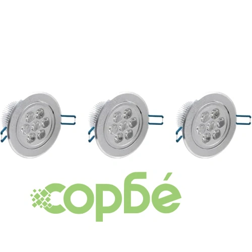 LED лунички за вграждане, 3 броя х 7W ➤ топ цена ➤ sorbe.bg