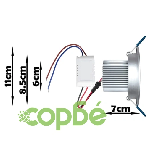 LED лунички за вграждане, 3 броя х 7W ➤ топ цена ➤ sorbe.bg