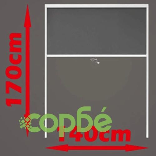 Ролетен комарник за прозорец, 140 х 170 см. ➤ топ цена ➤ sorbe.bg