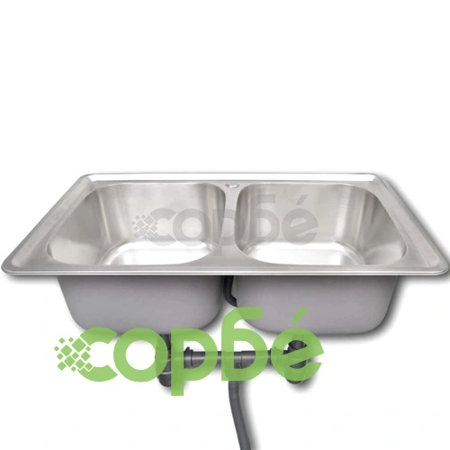 Двойна кухненска мивка от неръждаема стомана ➤ топ цена ➤ sorbe.bg