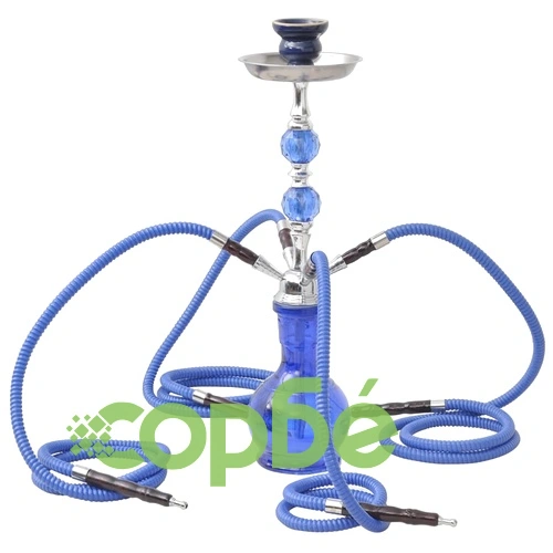 Наргиле / Шиша, 4 маркуча, синьо ➤ топ цена ➤ sorbe.bg