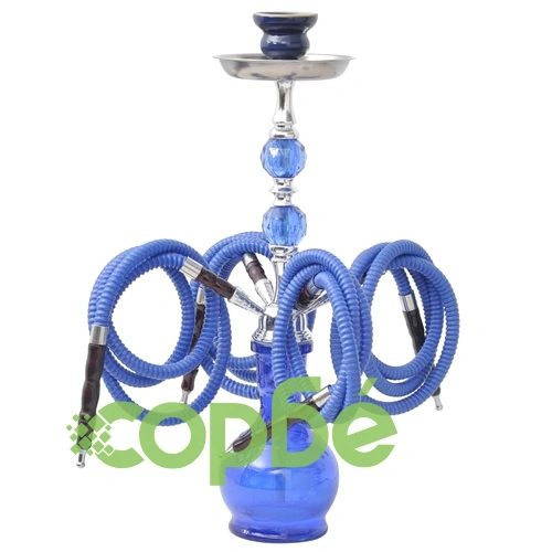 Наргиле / Шиша, 4 маркуча, синьо ➤ топ цена ➤ sorbe.bg