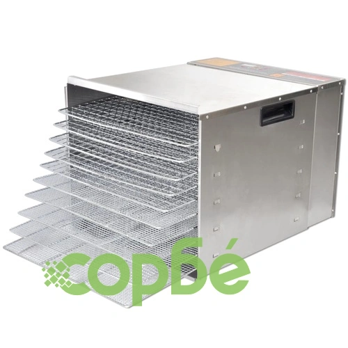 Дехидратор за храни с 10 тавички, неръждаема стомана ➤ топ цена ➤ sorbe.bg