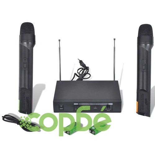 Приемник с 2 безжични VHF микрофона ➤ топ цена ➤ sorbe.bg