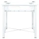 Поставка за пералня с издърпващ се рафт, бяла