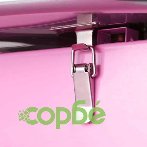 Професионална метална машина за захарен памук, 1 kW, розова ➤ топ цена ➤ sorbe.bg