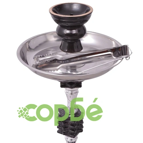 Наргиле / Шиша с 2 маркуча, черно, XXL, 83 см ➤ топ цена ➤ sorbe.bg