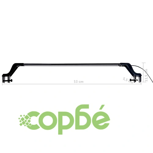 LED лампа за аквариум със скоби, 55-70 см, синьо и бяло ➤ топ цена ➤ sorbe.bg