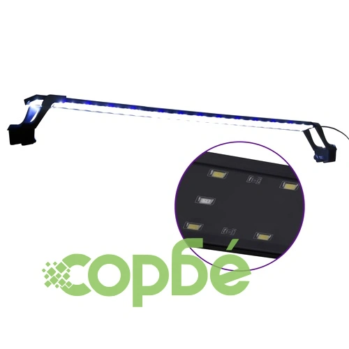 LED лампа за аквариум със скоби, 90-105 см, синьо и бяло ➤ топ цена ➤ sorbe.bg