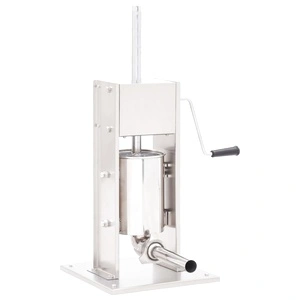 Ръчна пълначка за наденици, сребриста, 3 л, неръждаема стомана