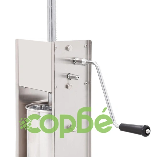 Ръчна пълначка за наденици, сребриста, 7 л, неръждаема стомана  ➤ топ цена ➤ sorbe.bg