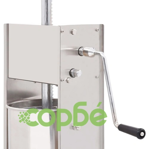 Ръчна пълначка за наденици, сребриста, 10 л, неръждаема стомана ➤ топ цена ➤ sorbe.bg