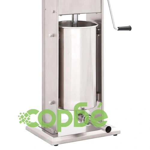 Ръчна пълначка за наденици, сребриста, 15 л, неръждаема стомана  ➤ топ цена ➤ sorbe.bg