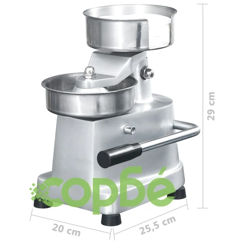 Машина преса за хамбургери 500 хартиени подложки алуминий 13 см ➤ топ цена ➤ sorbe.bg