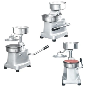 Машина преса за хамбургери 500 хартиени подложки алуминий 13 см