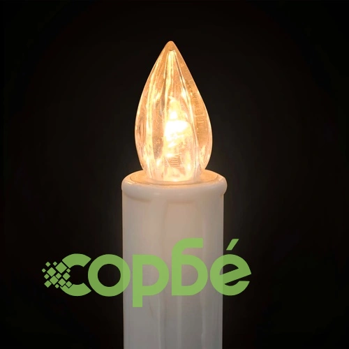 Безжични LED свещи с дистанционно управление, 10 бр, топло бяло ➤ топ цена ➤ sorbe.bg