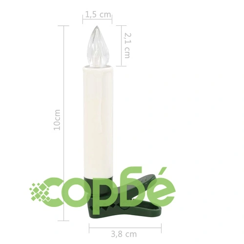 Безжични коледни LED свещи с дистанционно управление 20 бр RGB ➤ топ цена ➤ sorbe.bg