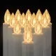 Безжични LED свещи с дистанционно управление 100 бр топло бяло