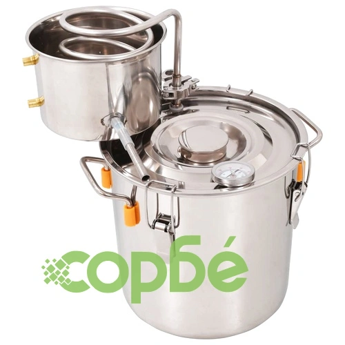 Дестилатор за вода и алкохол, неръждаема стомана, 10 л ➤ топ цена ➤ sorbe.bg