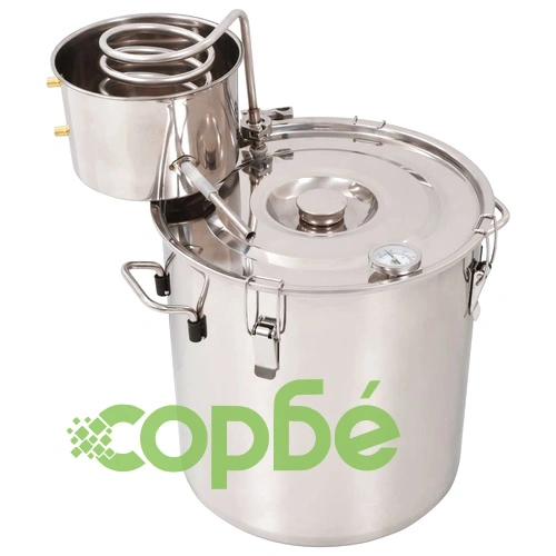 Дестилатор за вода и алкохол, неръждаема стомана, 30 л ➤ топ цена ➤ sorbe.bg