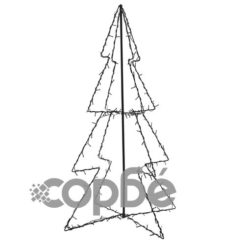Коледна елха конус, 160 LED, за закрито и открито, 78x120 см ➤ топ цена ➤ sorbe.bg