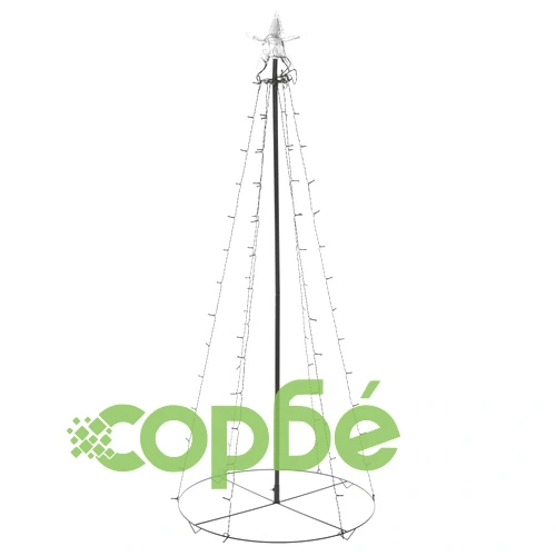 Коледна елха конус, 96 LED, закрито и открито, 72x180 см ➤ топ цена ➤ sorbe.bg