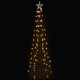 Коледна елха конус, 140 LED, закрито и открито, 72x240 см