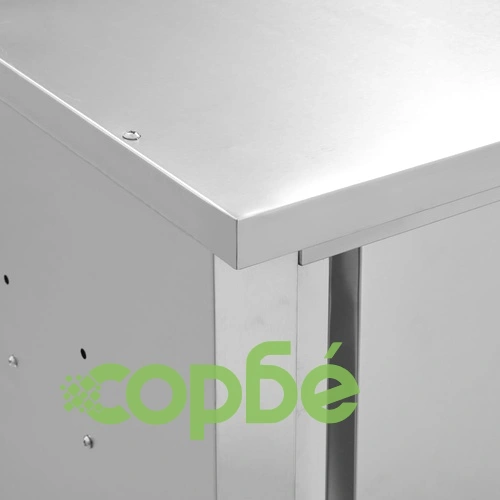 Кухненски стенен шкаф с плъзгащи врати, 120x40x50 см, стомана ➤ топ цена ➤ sorbe.bg