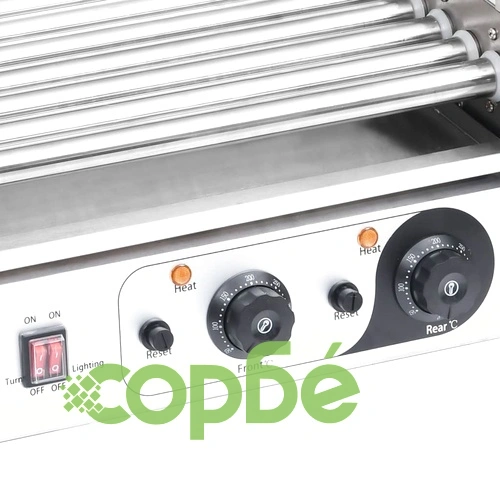 Хотдог грил машина с 9 ролера и стъклен капак 1800 W ➤ топ цена ➤ sorbe.bg