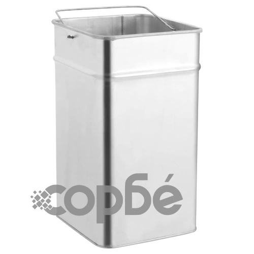 Хотелски кош-пепелник, 36 л, стомана, черен ➤ топ цена ➤ sorbe.bg