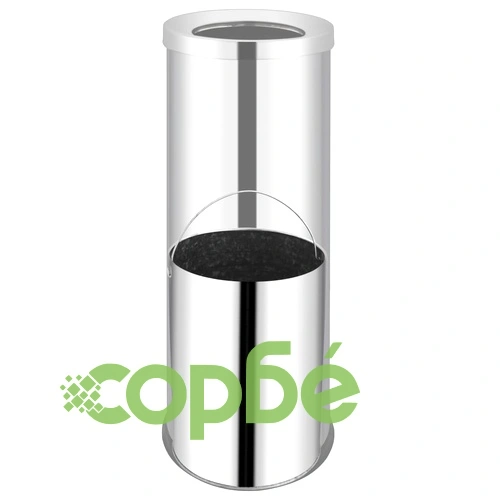 Хотелски кош за отпадъци, неръждаема стомана, 32 л ➤ топ цена ➤ sorbe.bg