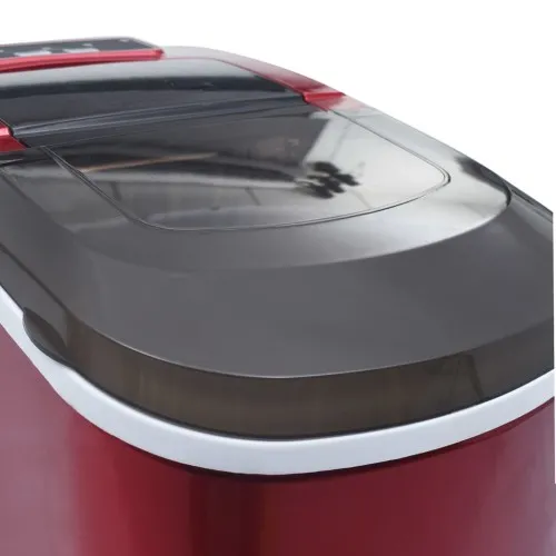 Ледогенератор, червен, 2,4 л, 15 кг/24 часа ➤ топ цена ➤ sorbe.bg