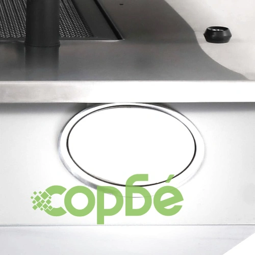 Стенен абсорбатор, 60 см, инокс и закалено стъкло, сребрист ➤ топ цена ➤ sorbe.bg