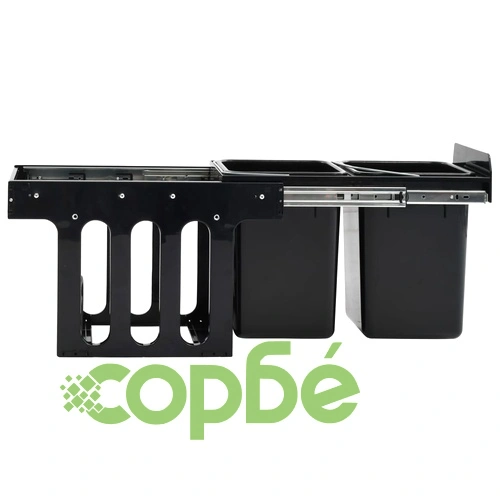 Кош за вграждане за кухненски шкаф, плавно затваряне, 20 л ➤ топ цена ➤ sorbe.bg