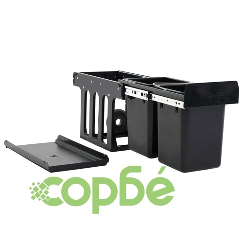 Кош за вграждане за кухненски шкаф, плавно затваряне, 20 л ➤ топ цена ➤ sorbe.bg