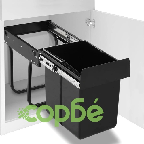 Кош за вграждане за кухненски шкаф, плавно затваряне, 20 л ➤ топ цена ➤ sorbe.bg