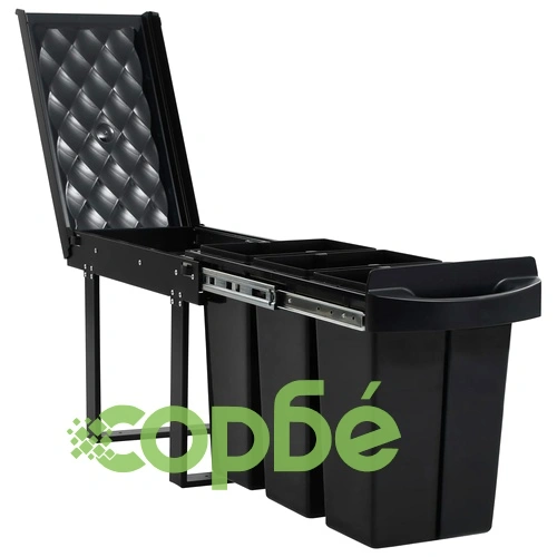 Кош за вграждане за кухненски шкаф, плавно затваряне, 36 л ➤ топ цена ➤ sorbe.bg