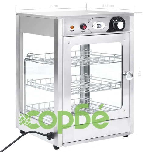 Електрически гастронорм топла витрина 600 W неръждаема стомана ➤ топ цена ➤ sorbe.bg