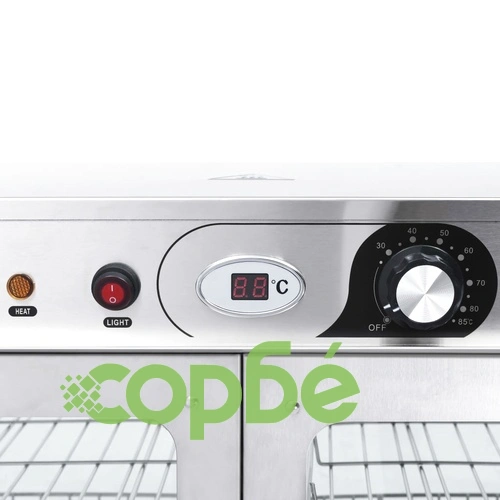 Електрически гастронорм топла витрина 1200 W неръждаема стомана ➤ топ цена ➤ sorbe.bg