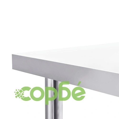 Кухненска работна маса, 60x60x85 см, неръждаема стомана ➤ топ цена ➤ sorbe.bg