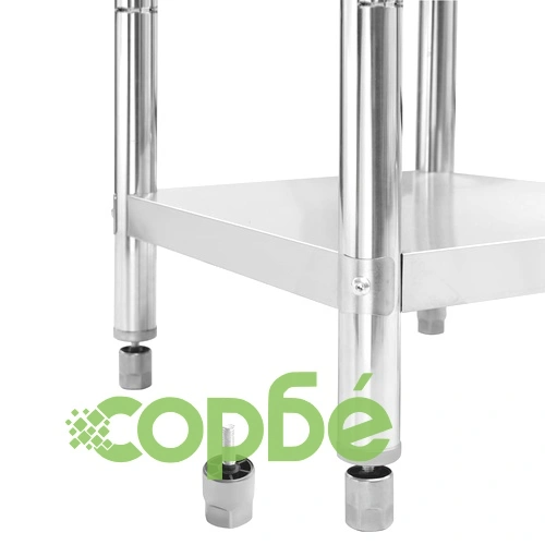 Кухненска работна маса, 60x60x85 см, неръждаема стомана ➤ топ цена ➤ sorbe.bg