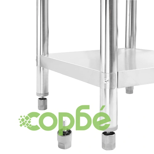 Кухненска работна маса, 80x60x85 см, неръждаема стомана ➤ топ цена ➤ sorbe.bg