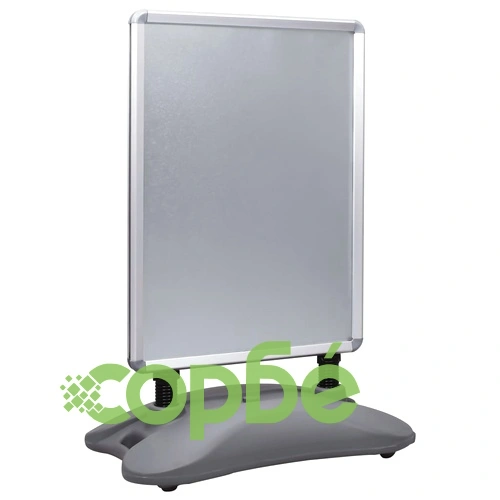 A1 постер на стойка с водна основа, сив, алуминиева сплав ➤ топ цена ➤ sorbe.bg