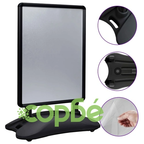 A1 постер на стойка с водна основа, черен, алуминиева сплав ➤ топ цена ➤ sorbe.bg