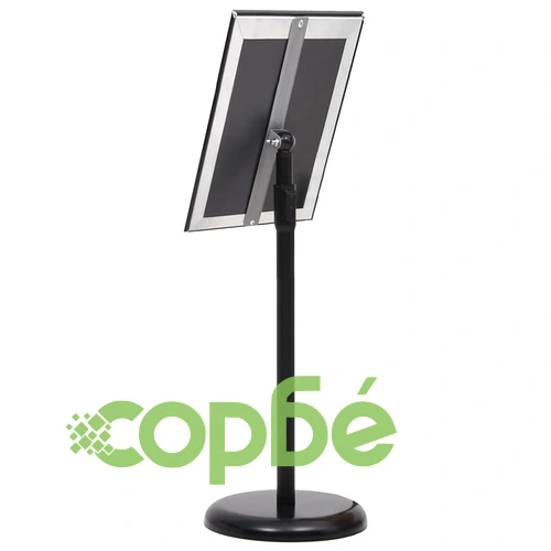 A3 постер борд на стойка, черен, алуминиева сплав ➤ топ цена ➤ sorbe.bg