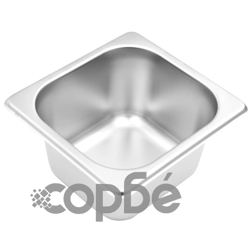 Гастронорм контейнер държач с 3 GN съда 1/6 неръждаема стомана ➤ топ цена ➤ sorbe.bg