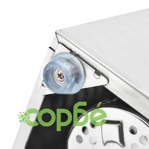 Държач за прибори за хранене, 5 решетки, правоъгълен, инокс  ➤ топ цена ➤ sorbe.bg