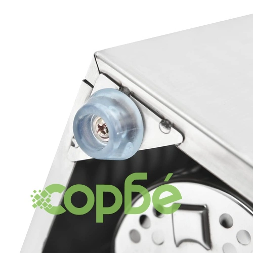 Държач за прибори за хранене, 4 решетки, квадратен, инокс  ➤ топ цена ➤ sorbe.bg