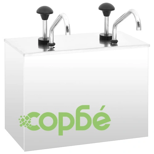 Диспенсър за сос от неръждаема стомана, 2 x 3,5 л ➤ топ цена ➤ sorbe.bg