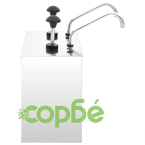 Диспенсър за сос от неръждаема стомана, 2 x 3,5 л ➤ топ цена ➤ sorbe.bg